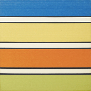 Charge-Objet : Un mètre carré de toile de bâche à rayures, 1965 - Jean-Michel Sanejouand