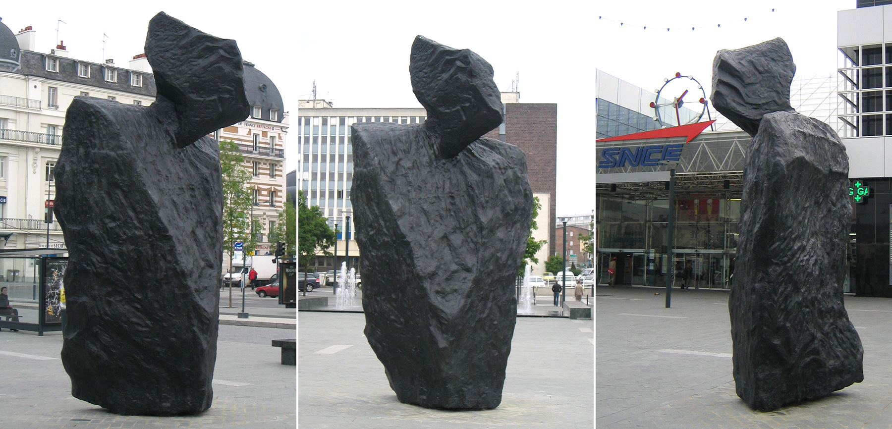 Jean-Michel Sanejouand - Sculpture - The Magician - 1996-2005 - Bronze - Rennes city collection - France