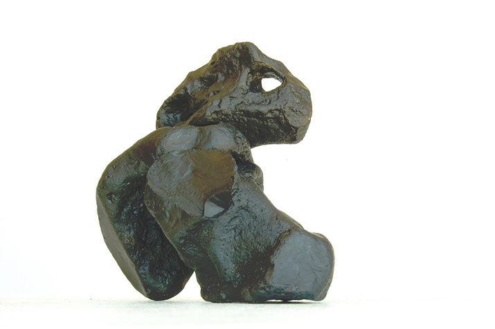Jean-Michel Sanejouand - Sculpture - Attente - 2009 - Stones painted in black